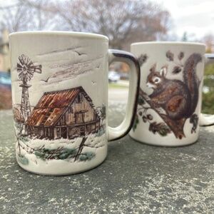 Pair of Vintage Mugs